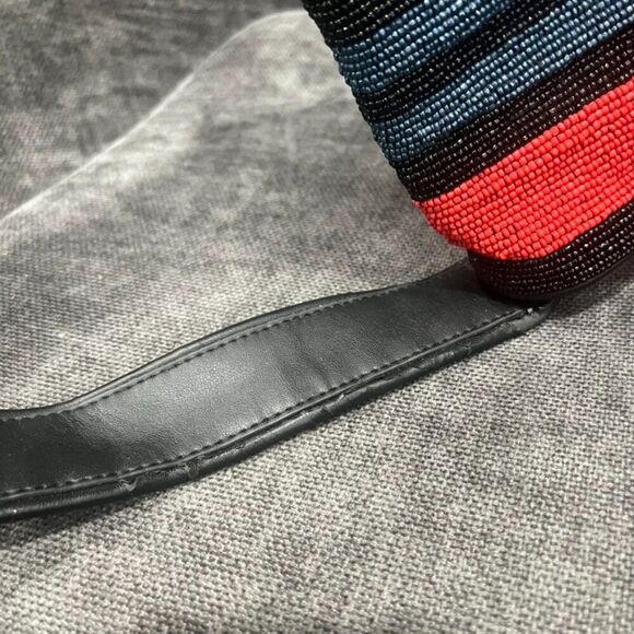 STAUD Tommy Bag Beaded Stripes - Picture 7 of 13